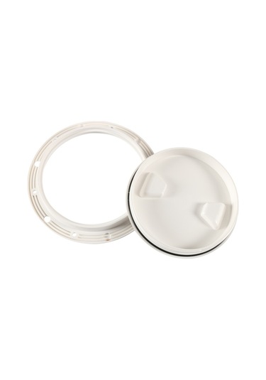 A5942 6 İnç Tekne / Yat Yuvarlak Güverte Kapağı Kapak Kılıfı Vidalı