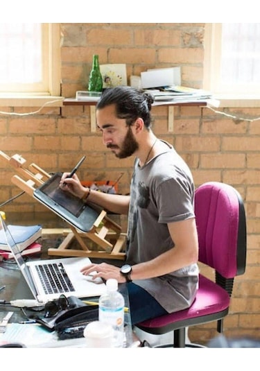 Refox Şövale Masaüstü Ressam Sehpası Naturel Renk
