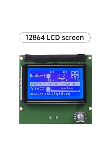 Novahub Ender3/3s/3x/pro Uyumlu 12864 Lcd Ekran Kontrol Paneli - 3d Yazıcı Aksesuarı