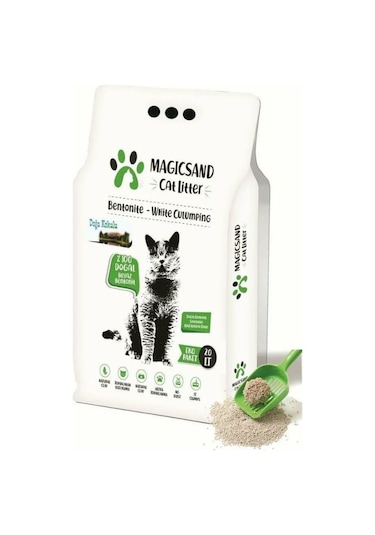 Magicsand Cat Litter Doğa Kokulu İnce Bentonit Kedi Kumu 20 L