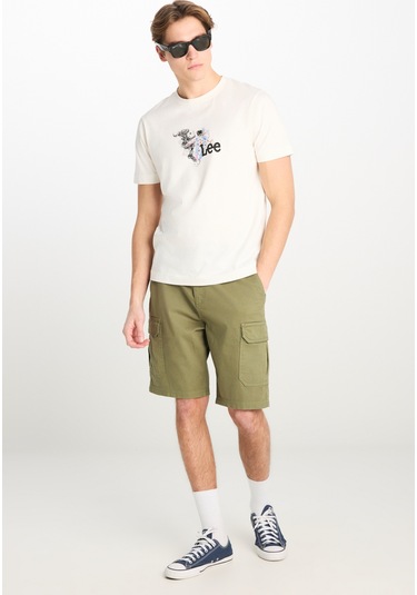 Lee Regular Fit Erkek Cargo Denim Şort L71ja4897g54 Haki