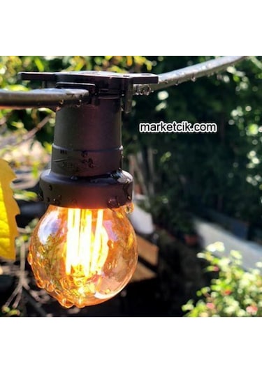 Sıralı Bahçe Aydınlatma Seyyar Işıklandırma Kablosu 50Cm Aralıklı Diğer