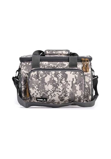 Novahub Dayanıklı 600d Kumaştan Balıkçı Çantası - Yeşil/siyah/kamuflej Gümüş Renk Seçenekleri