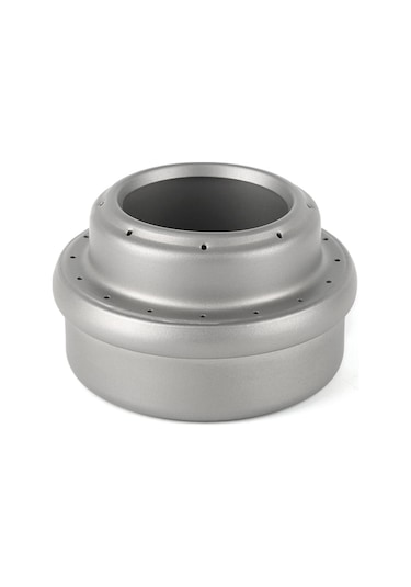 Vkemall Ti77 Saf Titanyum Taşınabilir Alkol Ocağı Gri