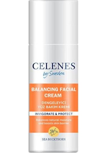 Celenes Sea Buckthorn Yağlı ve Karma Ciltler için Yüz Kremi 50 ML