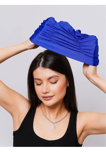 Topichome Havuz İçin Kumaş Yüzme Bonesi 165977906 Mavi