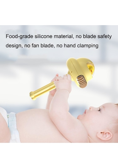 Sallanan Kafa Puset Fanı Yapraksız Ahtapot Dilsiz Taşınabilir Mini Fan Sallanan Kafa Versiyonu Pembe