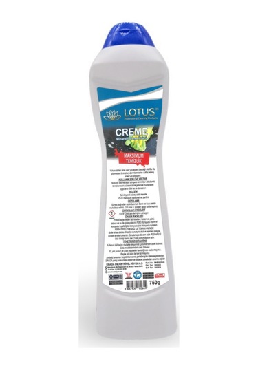 3d Lotus Creme Mineralli Temizlik ve Ovma Ürünü 750 G