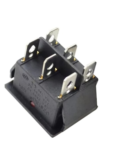 Ic-105 Geniş Işıklı Anahtar 6p On-off-on