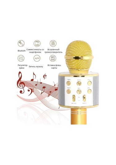 Mikrofon Karaoke Kablosuz Mikrofon İçin Karaoke/bluetooth 231335351