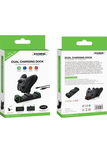 Dual Charging Dock For Xbox One S X Controller Tyx-19058