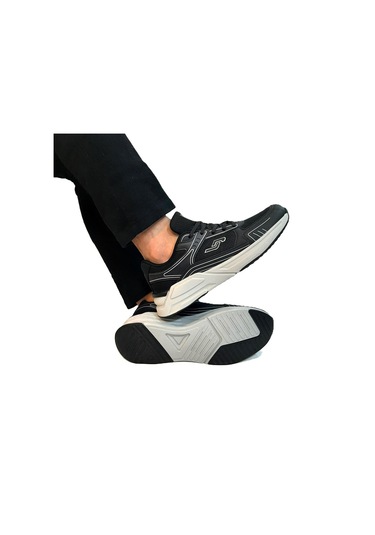 Jump 32438 Siyah-beyaz Memory Ortapedik Hafif Spor Ayakkabı Siyah - Beyaz