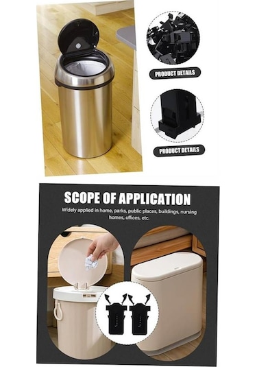 Mithra Life 2 Adet Çöp Kovası Yedek Kilidi Klipsi Mıt1096 Siyah