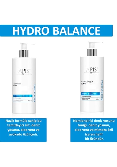 Apis Natural Hydro Balance Nemlendirici Süt 500 ML + Tonik 500 ML