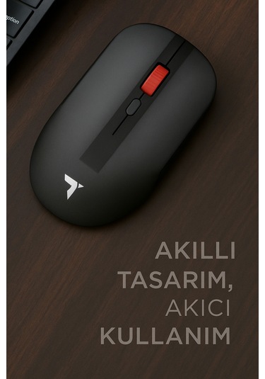 Tm-18 Siyah Kablosuz Mouse Fare Diğer