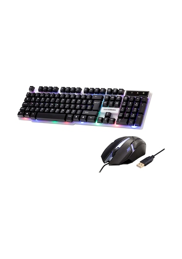 Hadron HD837Q/20 Ledli Oyuncu Q Klavye Mouse Set