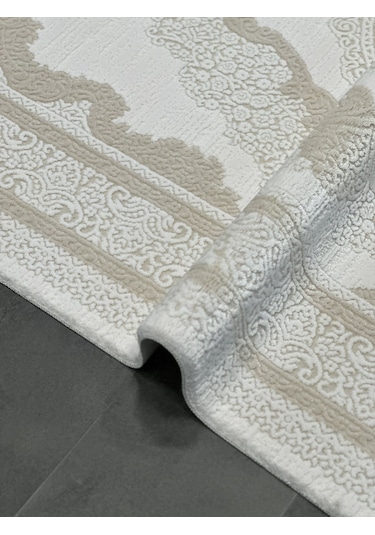 Woolen Halı Palace Modern Akrilik Halı 4854 Bej Renkli