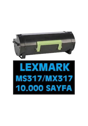 Lexmark Mx317 Ms317 Mx417 Toner Kartuş Çipli Hazır