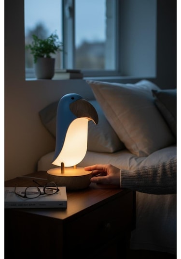 Toucan Bird Masa Lambası, Gece Lambası, Şarjlı, Abajur