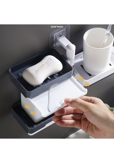 4 Katlı Pratik Katmanlı Banyo Organizer Standı Fonksiyonel Banyo Düzeni Diğer