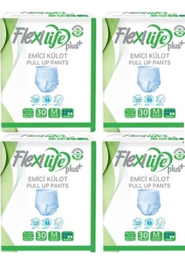 Flexilife Plus Emici Külot Hasta Bezi Orta Boy Medium 4 x 30'Lu