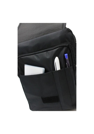 Seventeen 2245 Su Geçirmez Kumaş Erkek Postacı Çanta Siyah