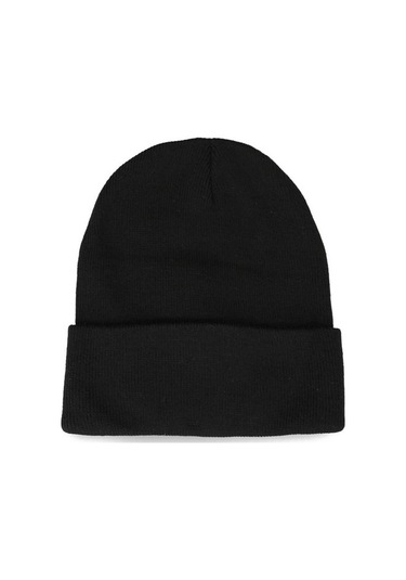 Belifanti Collection Unisex Düz Siyah Katlanır Bere Siyah