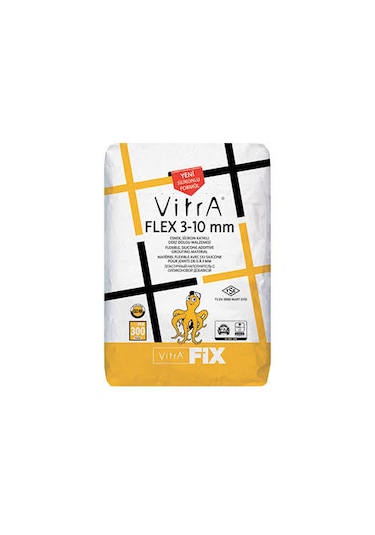 Vitraflex Beyaz 1 Kg Esnek Silikon Katkılı Derz Dolgu Malzemesi
