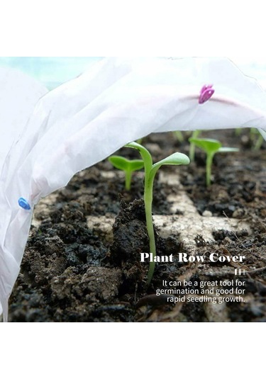 Monyee Bitkiler İçin Biyobozunur Tekstil Isı Sağlama Örtüsü, Don Ve Buz Koruyucu, 1.5x10m, 0.59oz/m², Bahçe/çiftlik Kullanıma Uygun