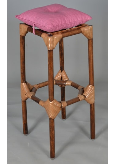 Bambu Kestane Yüksek Tabure 75X31