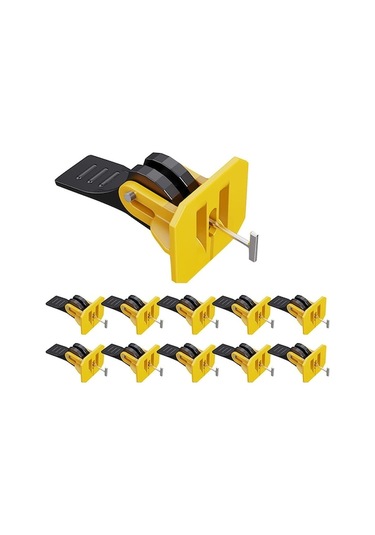 50 Adet Seramik Düzeltici Takımı - 1.5mm Çelik İğne İle 8-12mm Fayanslar İçin Yüksek Dayanıklı Plastik Ve Metal Konumlandırıcı Aracı