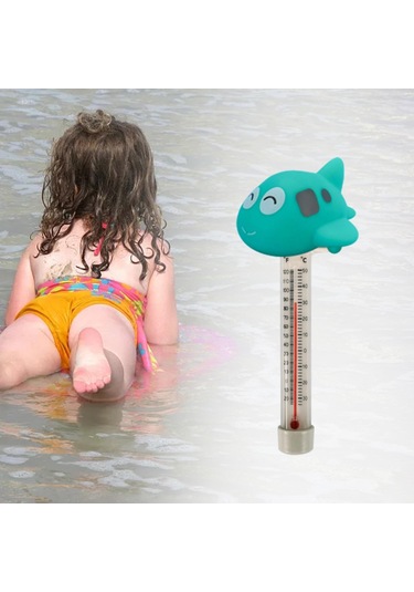 Suntek Yüzer Havuz Termometresi Jakuzi Akvaryumlar Uçak-şekli