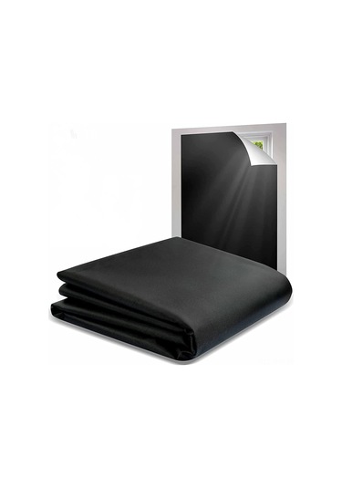 Tenfowee Tamamen Gölgeleme Pencere Perdesi, 100% Opak, Isı Yansıtıcı, Makine Yıkama Uygun, Kesilebilir, Velcro İle Kolay Kurulum, Seyahat Ve Ev İçin