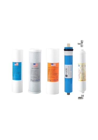 Filtre Dünyası Usa Su Arıtma Cihazı Filtresi 5Li Set Su Arıtma Filtresi Vontron