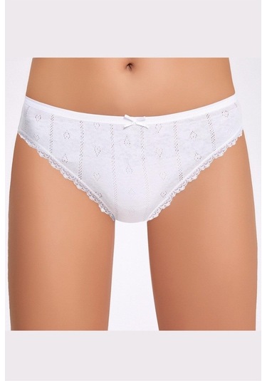 Ilke Kadın Jakarlı (Transferli Ribana) Dantelli Slip 273 - 6 Ad Ilke Kadın Jakarlı (Transferli Ribana) Dantelli Slip 273 - 6 Ad