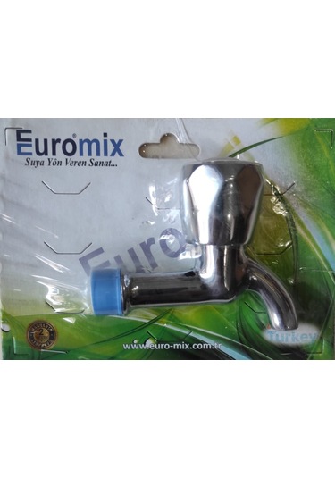 Euromix Kısa Musluk Vakumlu Paket Krom