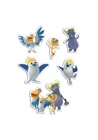 Adel Trt Çocuk Kaptan Pengu Baby Puzzle