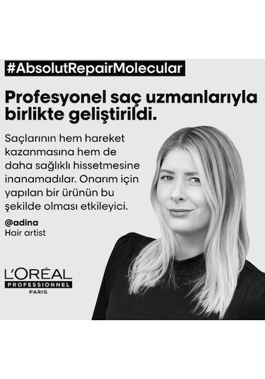 L'oreal Professionnel Serie Expert Absolut Repair Molecular Arındırıcı Şampuan 500 ML