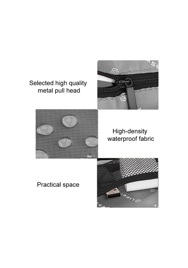 Sones Çok İşlevli Kulaklık Şarj Cihazı Veri Kablosu Saklama Çantası Taşınabilir Güç Paketi, Boyutlar: U, 25 X 18 X 7 Cm Diğer