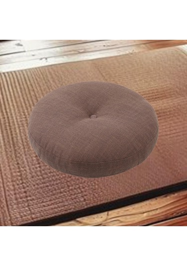 Suntek Zemin Yastığı Dekoratif Oturma Meditasyon Tatami Kahve