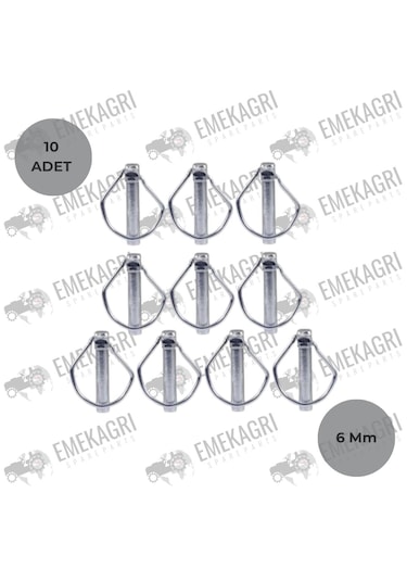 Yaylı Pim 6 Mm 10 Adet