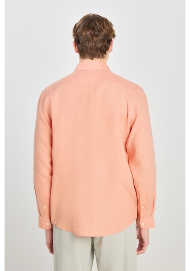 Lee Regular Fit Gömlek Turuncu Erkek Gömlek Turuncu