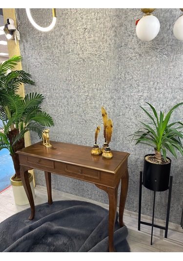 Ahşap Kayın Kaplamalı Dresuar Ceviz