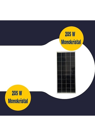 Gesper Energy GES205-36M 205 W 36 Hücre 12 V Monokristal Güneş Paneli