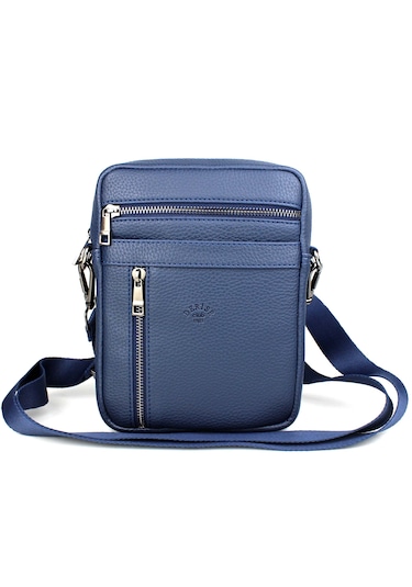 Erkek Askılı Postacı Çanta Omuz Çantası Lacivert