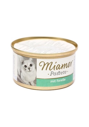 Miamor Pastete Alabalıklı Konserve Yetişkin Kedi Maması 85 G