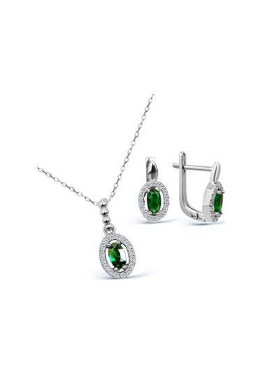 Argentum Concept - Zirkon Taşlı Gümüş Set (219325394)