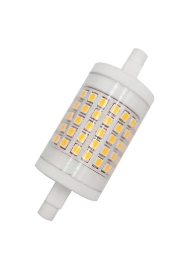 Fosenze R7s Tabanlı 75 Led Mısır Lambası, 220-240v 10w, Sürekli Dimmable, 360 Aydınlatma, Ip42 Su Geçirmez, Doğal Beyaz Işık