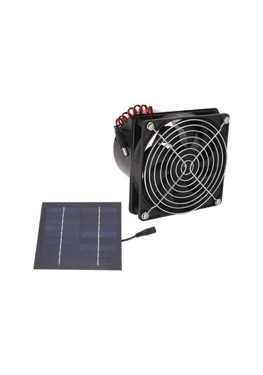 Geeroyoo 50w Güneş Enerjili Portable Vantilatör - Pet Yuvaları, Bahçe, Attik İçin Soğutma Ve Havalandırma - 5-12v, Akü Yok