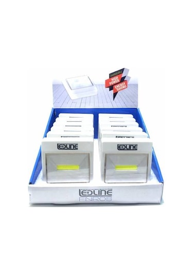 Yapışkanlı Mıknatıslı Pilli Duvar Dolap Lambası Oda Lambası Pilli